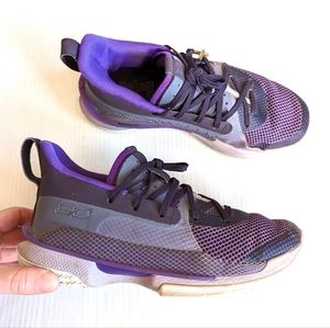 UNDER ARMOUR Curry 7 International Women's Day Purple Sneakers basketball shoes
